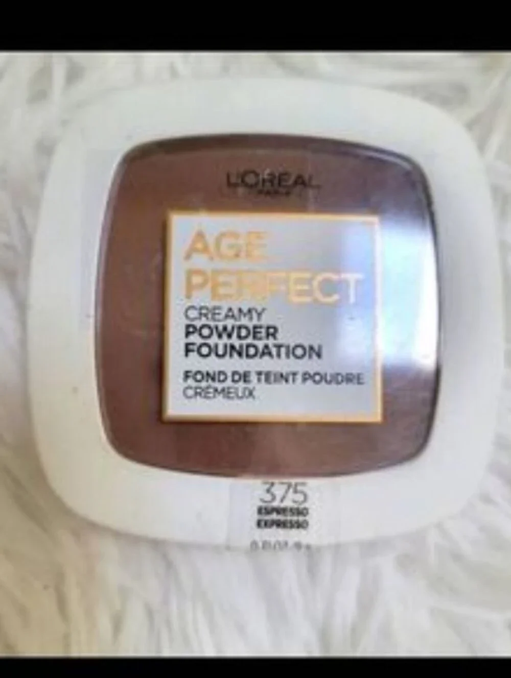 L'Oreal Age Perfect Creamy Powder Foundation w/ Minerals 375 Espresso New
